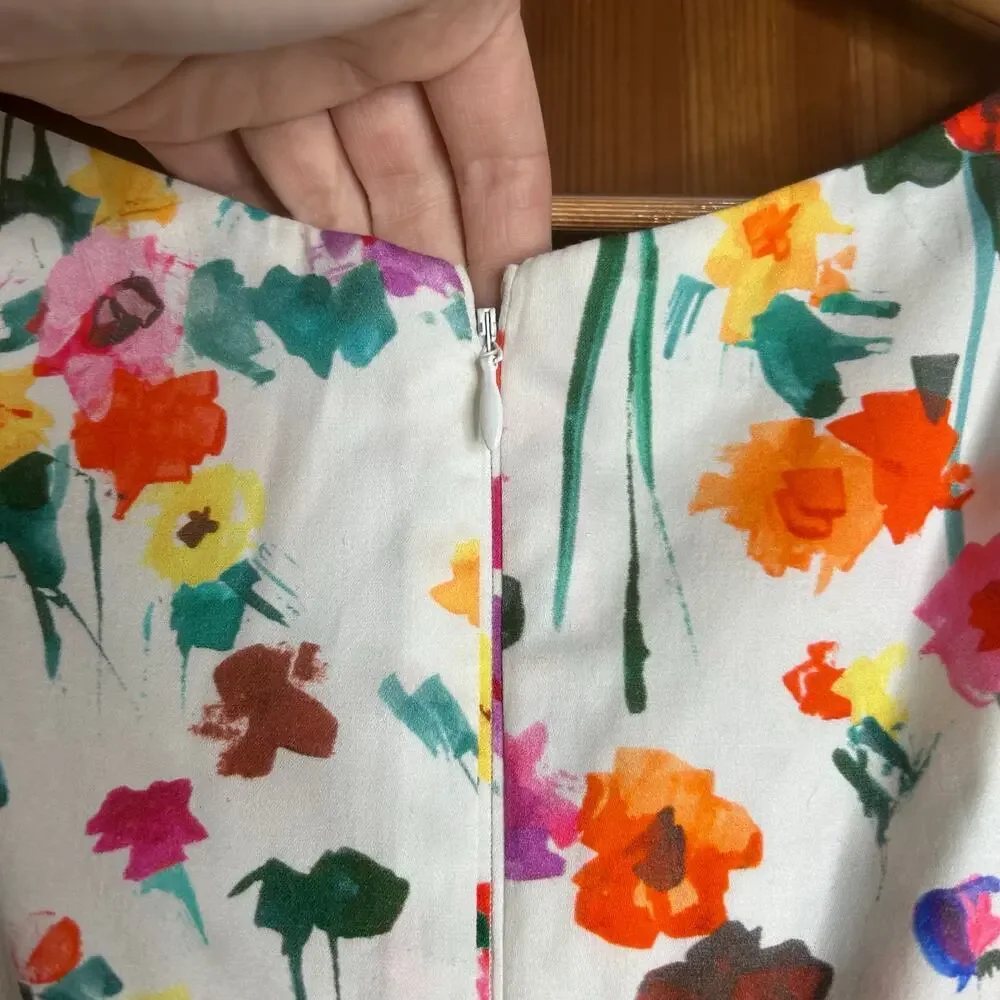 Talbot Runhof‎ Floral Midi Dress
